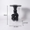 Axyaa Suspended Clouds Vase with Artificial Flowers Decor for Desk Display