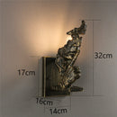 Axya Nordic Retro Face Wall Lamps for Modern Home Decor