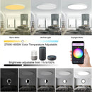 Axyaa Smart RGB Ceiling Light: Voice Control, Dimmable, WiFi, App Control