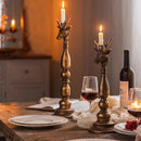 Axyaa Animal Shaped Wrought Iron Candlestick Ornament for Candlelight Dinner & Wedding