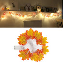 Axyaa Maple Leaf Fairy Lights Garland: Fall Decor for Home, Wedding, Party