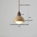 Axyaa Travertine LED Pendant Lamp for Bar, Bedroom, Living Room - Small Hanging Lights