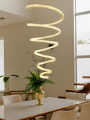 Axyaa Crystal Pendant Chandelier for Dining Room and Living Room