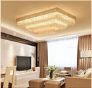 Axyaa Modern Crystal Chandelier and Ceiling Lamp for Living Room and Bedroom