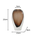 Axyaa Double-layer Bubble Glass Vase for Hydroponics and Flower Arrangement