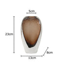 Axyaa Double-layer Bubble Glass Vase for Hydroponics and Flower Arrangement