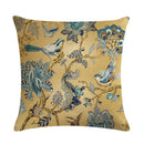 Axyaa Country Flower Bird Series Linen Pillowcase 45*45cm