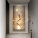 Axyaa Abstract Heavy Texture Painting Wall Lamp for Modern Home Decor