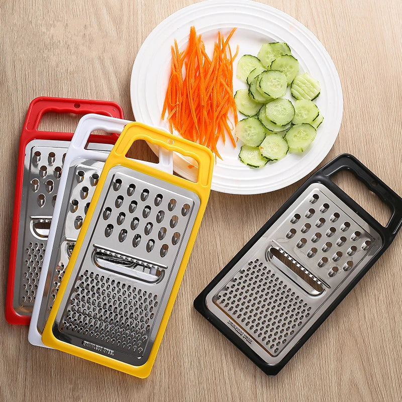 Axyaa Stainless Steel Grater & Vegetable Cutter - Multi-functional Kitchen Accessory