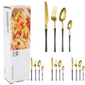 Axyaa 16-Piece Stainless Steel Tableware Set for Restaurants, Hotels, and Homes