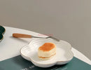 Axyaa Petal Dim Sum Dish - Luxury Small Cake Plate for Afternoon Tea