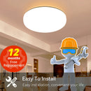 Axyaa LED Ceiling Lamp for Bright Living Room Chandelier Lighting