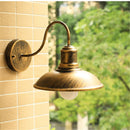 Rustic Black Gooseneck Outdoor Barn Light by Axyaa