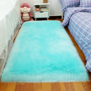 Axyaa Faux Fur Sheepskin Area Rug Plush Soft Carpet for Home Decor
