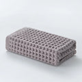 Axyaa Cotton Waffle Bath Towel Set - Soft, Absorbent, Durable, Lightweight