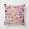 Axyaa Sunset Field Flowers Pillowcase Home Decor Office Car Ornaments
