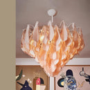 Axyaa Glass Chandeliers: Post-modern Villa LED Pendant Light for Living Room, Staircase & Restaurant