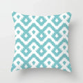 Modern Geometry Print Pillow Case for Home Decor by Axyaa - Mint Green Pillow Cover