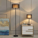 Axyaa Scandinavian LED Floor Lamp for Minimalist Ambiance in Living Room or Bedroom