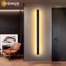 Axyaa LED Acrylic Wall Sconce Mirror Lighting - Gold Black Metal Fixture