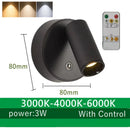 Axyaa LED Wall Light: Rechargeable, Dimmable, Touch Switch, Magnetic Base