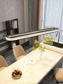 Axyaa Modern LED Long Chandelier for Home Decor - Living Room, Dining Room, Bedroom