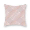 Axyaa Pink Gold Geometry Polyester Pillow Case 45*45cm Square