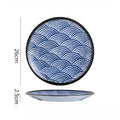 Axyaa Retro Ceramic Steak & Sushi Plate for Molecular Cuisine Tableware