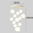 Axyaa Pebble Pendant Hanging Lamp for Home Art Lighting
