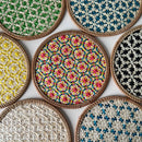 Axyaa Handmade Bamboo Ethnic Coaster Pot Pad Placemat Kitchen Insulation Pad