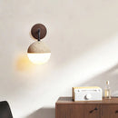 Axyaa Yellow Travertine LED Wall Lights Modern White Nordic Iron Stair Light