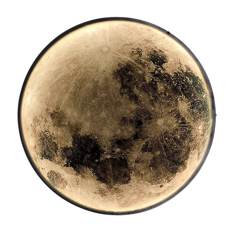 Axyaa Moon LED Wall Lamp: Modern Indoor Lighting for Home Décor