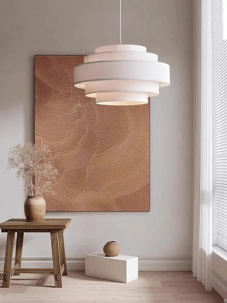Axyaa Wabi Sabi Cloth Ceiling Chandelier for Japan-Inspired Home Decor