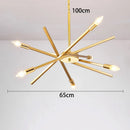 Axyaa Modern LED Staircase Chandeliers for Living Room Lighting