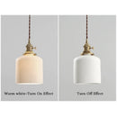 Axyaa Brass Rustic Mini Pendant Light for Kitchen Island and Living Room