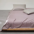 Axyaa Mulberry Silk Flat Sheet | Luxury Solid Color Bedding | Custom Sizes Available