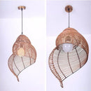 Wicker Pendant Lamp Axyaa: Rattan Japanese Style Hanging Light for Coffee Shop, Bar & Restaurant