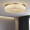 Axyaa Crack Crystal Chandelier: Modern LED Lighting for Home Decor