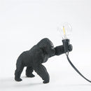 Axya Mini Gorilla Table Lamp - Resin Monkey Desk Lamp for Kids' Bedroom - Decoration Light