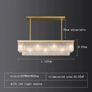 Axyaa Glass Chandelier: Luxury LED Lighting for Living Room