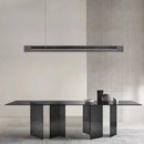 Axyaa Smoky Grey Glass Pendant Chandelier for Minimalist Modern Living Room