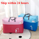 Axyaa Kindergarten Quilt 3-Piece Set in Pink and Blue with Oxford Rope Tote Bag