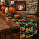 Axyaa Halloween Watercolor Head Table Runner - Farmhouse Party Decor