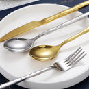 Axyaa Stainless Steel Bamboo Handle Cutlery Set - Western Tableware