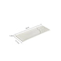 Axyaa Stone Pattern Long Strip Ceramic Sushi Plate Set