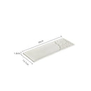 Axyaa Stone Pattern Long Strip Ceramic Sushi Plate Set