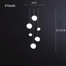 Axyaa Nordic Stair Chandelier Living Room Dining Pendant Ceiling Light