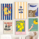 Axyaa Lemon Canvas Poster for Modern Home, Bar, Cafe Decor