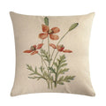Axyaa Nordic Printed Cotton Linen Pillowcase for Home Office Decor 45*45cm