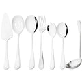 Axyaa 7-Piece Serving Utensils Cutlery Set for Buffet Catering Dinnerware